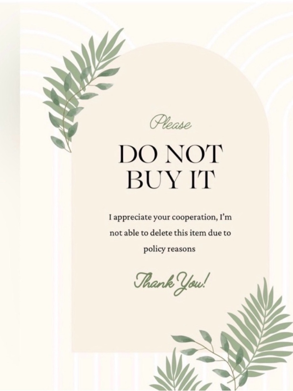 DO NOT BUY IT, SOLD! Please discharge offers!!